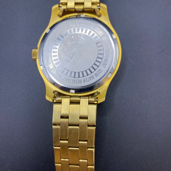 Invicta Gold Watch with Burgundy Dial - Picture 3 of 5